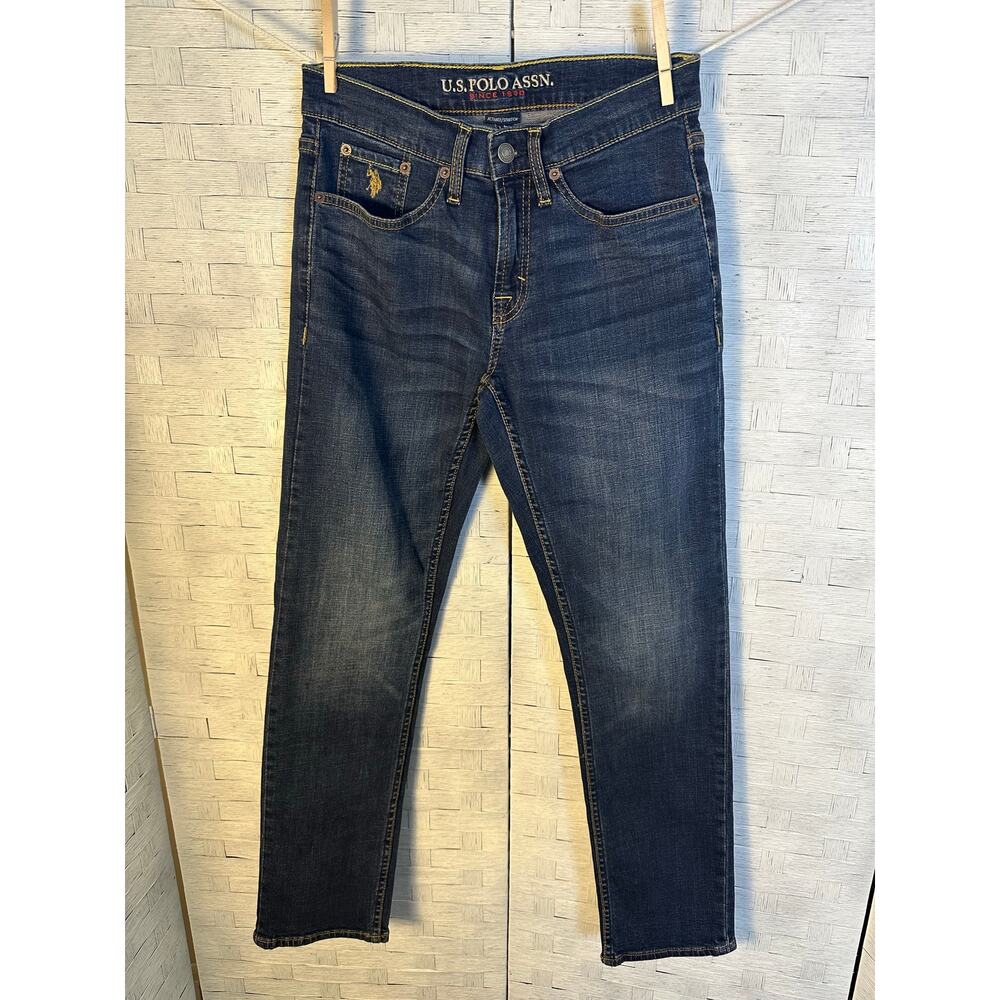 Ralph Lauren men's‎ jeans dark wash straight leg denim blue casual streetwear